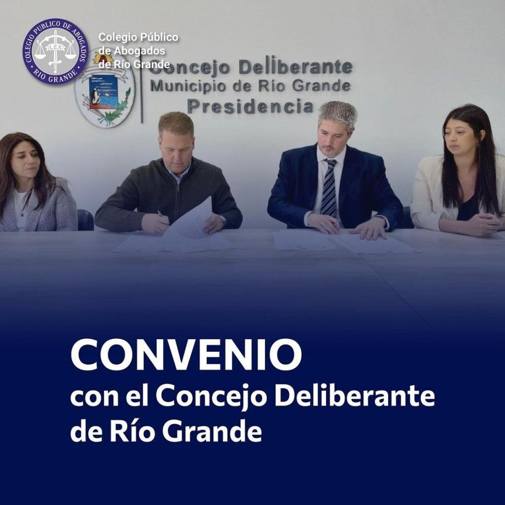 Convenio con el Concejo Deliberante – Colegio Público de Abogados de ...